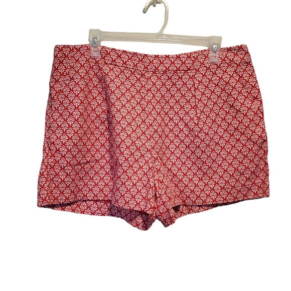 Madewell Deck Shorts in Tulip Tree Size 12 Style A1753 Summer linen Blend Floral - Picture 1 of 8